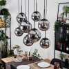 Gastor Lampadario a sospensione, Lampada a sfera, Lampada a sospensione Grigio fumo, 8-Luci