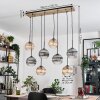Koyoto Lampadario a sospensione, Lampada a sfera, Lampada a sospensione Écru, Nero, 8-Luci