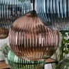 Koyoto Lampadario a sospensione, Lampada a sfera, Lampada a sospensione Écru, Nero, 8-Luci