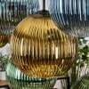 Koyoto Lampadario a sospensione, Lampada a sfera, Lampada a sospensione Écru, Nero, 8-Luci