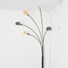 Nikkala Lampada da terra Cromo, Nero, 5-Luci