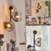 Koyoto Lampada a sfera, Applique Ambrato, Chiaro, Grigio fumo, 3-Luci