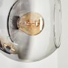 Koyoto Lampada a sfera, Applique Ambrato, Chiaro, Grigio fumo, 3-Luci