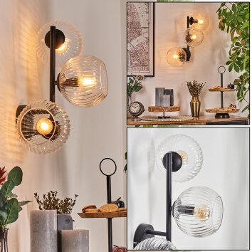 Koyoto Lampada a sfera, Applique Chiaro, 3-Luci