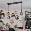 Gastor Lampadario a sospensione, Lampada a sfera, Lampada a sospensione Ambrato, Grigio fumo, 8-Luci