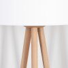 Saladillo Lampada da terra Legno chiaro, Bianco, 1-Luce