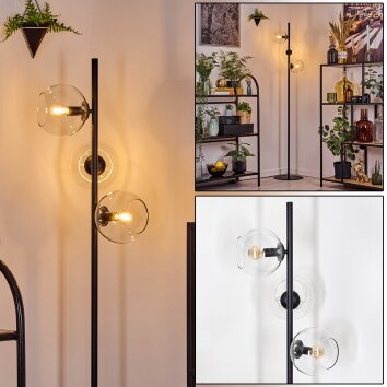 Koyoto Lampada da terra 31 cm Chiaro, 3-Luci