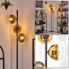 Koyoto Lampada da terra 31 cm Oro, Chiaro, 3-Luci
