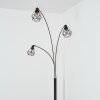 Yaak Lampada da terra Cromo, Nero, Bianco, 3-Luci