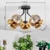 Koyoto Plafoniera, Lampada a sfera 52 cm Oro, Chiaro, 5-Luci