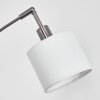 Bassagoda Lampada da terra Nichel opaco, Nero, 3-Luci