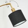 Bassagoda Lampada da terra Ottone, Nero, 3-Luci