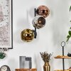 Ripoll Lampada a sfera, Applique Cromo, Oro, Ramato, Grigio fumo, 3-Luci