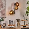 Ripoll Lampada a sfera, Applique Cromo, Oro, Ramato, Grigio fumo, 3-Luci