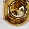 Ripoll Lampada a sfera, Applique Cromo, Oro, Ramato, Grigio fumo, 3-Luci