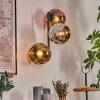 Ripoll Lampada a sfera, Applique Cromo, Oro, Ramato, Grigio fumo, 3-Luci