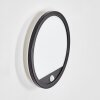 Qadir Lampada da parete per esterno, Applique LED Nero, 1-Luce, Sensori di movimento