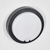 Jelad Lampada da parete per esterno, Applique LED Nero, 1-Luce, Sensori di movimento
