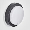 Jelad Lampada da parete per esterno, Applique LED Nero, 1-Luce, Sensori di movimento