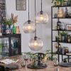 Koyoto Lampadario a sospensione, Lampada a sfera, Lampada a sospensione a cluster Chiaro, 3-Luci