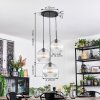 Koyoto Lampadario a sospensione, Lampada a sfera, Lampada a sospensione a cluster Chiaro, 3-Luci