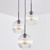 Koyoto Lampadario a sospensione, Lampada a sfera, Lampada a sospensione a cluster Chiaro, 3-Luci