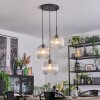 Koyoto Lampadario a sospensione, Lampada a sfera, Lampada a sospensione a cluster Chiaro, 3-Luci