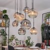 Ripoll Lampadario a sospensione, Lampada a sfera, Lampada a sospensione Écru, Nero, 8-Luci