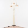 Lindberg Lampada da terra Ottone, Nero, 3-Luci