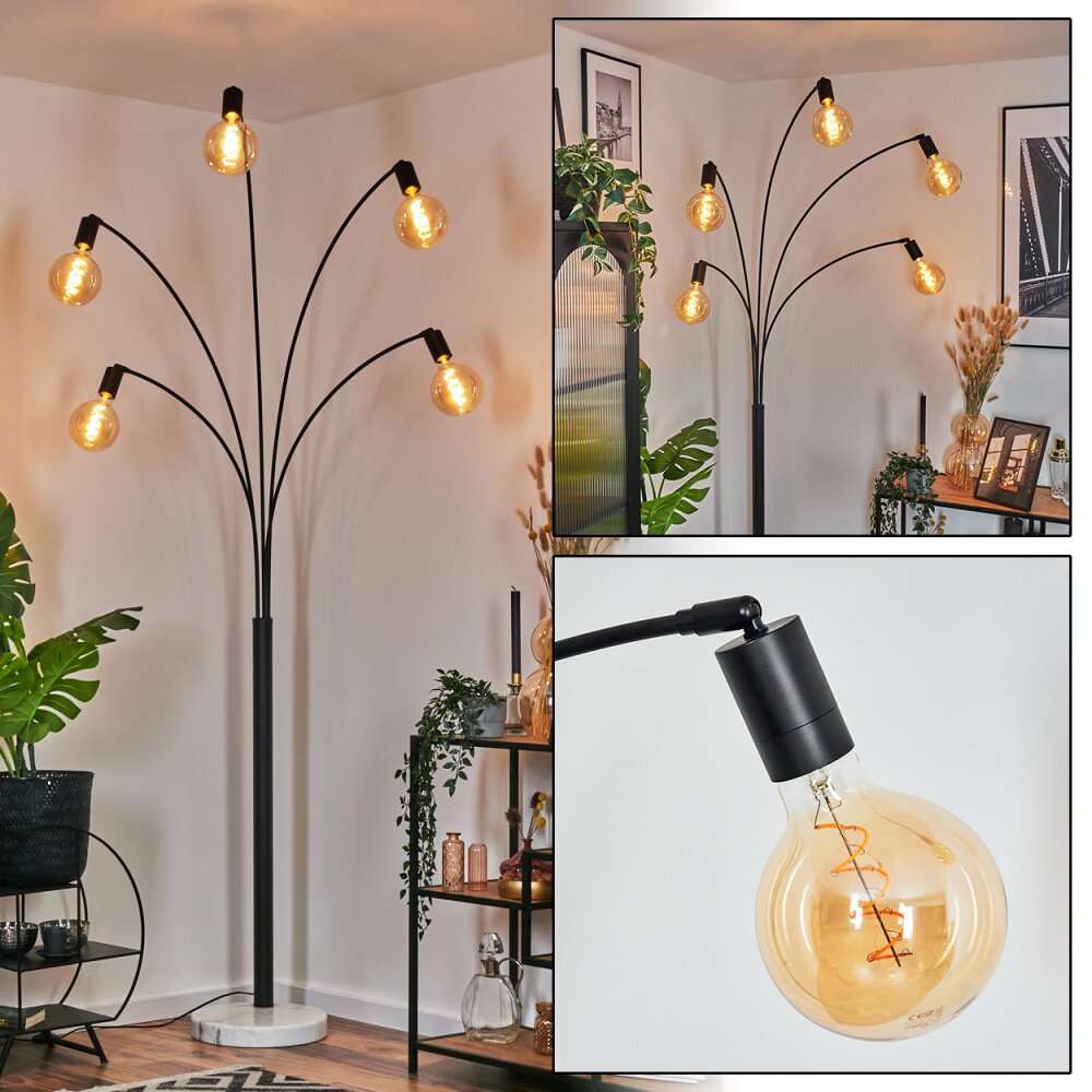 Codecro Lampada da terra Nero, Bianco, 5-Luci main product photo