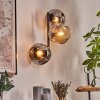Ripoll Lampada a sfera, Applique Ambrato, Grigio fumo, 3-Luci