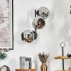 Ripoll Lampada a sfera, Applique Cromo, Grigio fumo, 3-Luci