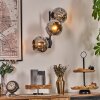 Ripoll Lampada a sfera, Applique Cromo, Grigio fumo, 3-Luci