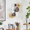 Ripoll Lampada a sfera, Applique Ambrato, Grigio fumo, 3-Luci