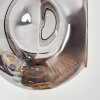 Ripoll Lampada a sfera, Applique Ambrato, Grigio fumo, 3-Luci