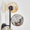 Ripoll Lampada a sfera, Applique Ambrato, Grigio fumo, 3-Luci