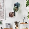 Koyoto Lampada a sfera, Applique Blu, Verde, Ramato, 3-Luci