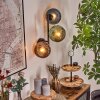 Koyoto Lampada a sfera, Applique Blu, Verde, Ramato, 3-Luci