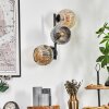 Ripoll Lampada a sfera, Applique Ambrato, Grigio fumo, 3-Luci