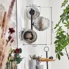 Ripoll Lampada a sfera, Applique Cromo, Chiaro, Grigio fumo, 3-Luci