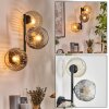 Ripoll Lampada a sfera, Applique Ambrato, Chiaro, Grigio fumo, 3-Luci