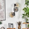 Ripoll Lampada a sfera, Applique Ambrato, Chiaro, Grigio fumo, 3-Luci