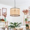 Ramila Lampadario a sospensione, Lampada a sospensione Écru, Nero, 1-Luce