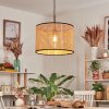Ramila Lampadario a sospensione, Lampada a sospensione Écru, Nero, 1-Luce
