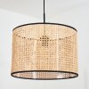 Ramila Lampadario a sospensione, Lampada a sospensione Écru, Nero, 1-Luce