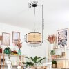 Ramila Lampadario a sospensione, Lampada a sospensione Écru, Nero, 1-Luce