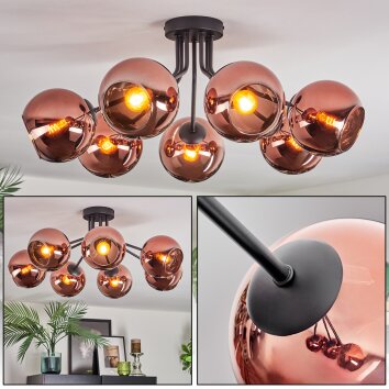 Koyoto Plafoniera, Lampada a sfera Ramato, 7-Luci