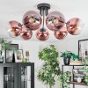 Koyoto Plafoniera, Lampada a sfera Chiaro, Ramato, 7-Luci