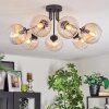 Koyoto Plafoniera, Lampada a sfera Ambrato, Chiaro, 7-Luci