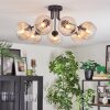 Koyoto Plafoniera, Lampada a sfera Ambrato, Chiaro, 7-Luci